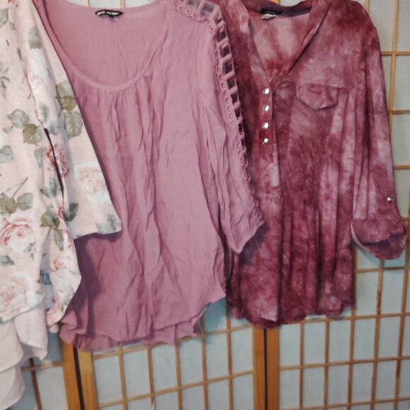 LOT OF 5/$20 WOMENS TOPS SHIRTS BLOUSE SWEATER EDEN & OLIVIA COCOMO~SIZE XL - Picture 4 of 5